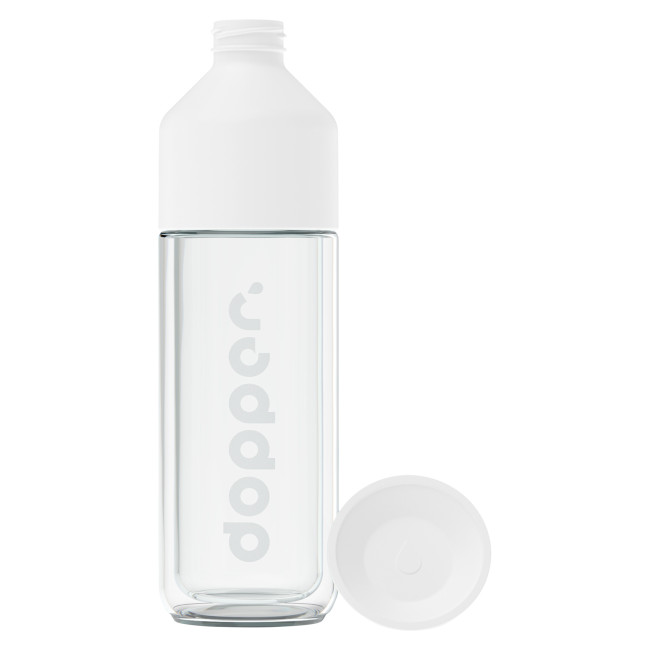 Promotional Dopper Glass Insulated Bottle 450ml - Image 2