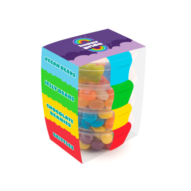 Promotional Eco Pot Stackers Sweets Mix - Image 1