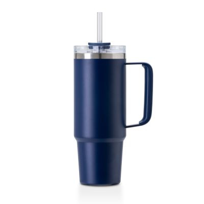 Promotional Grande Recycled Insulated Cup With Straw 880ml - Image 3