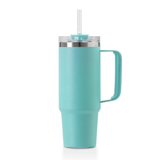 Promotional Grande Recycled Insulated Cup With Straw 880ml - Image 4