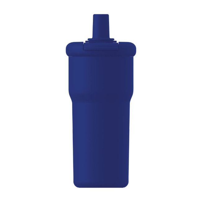 Promotional Roca Recycled Stainless Steel Insulated Cup With Integrated Straw 600ml - Image 3