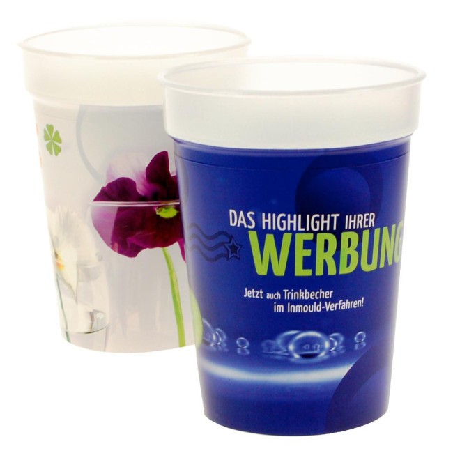 Promotional Plastic Reusable Drinking Cup 0.3L - Image 1