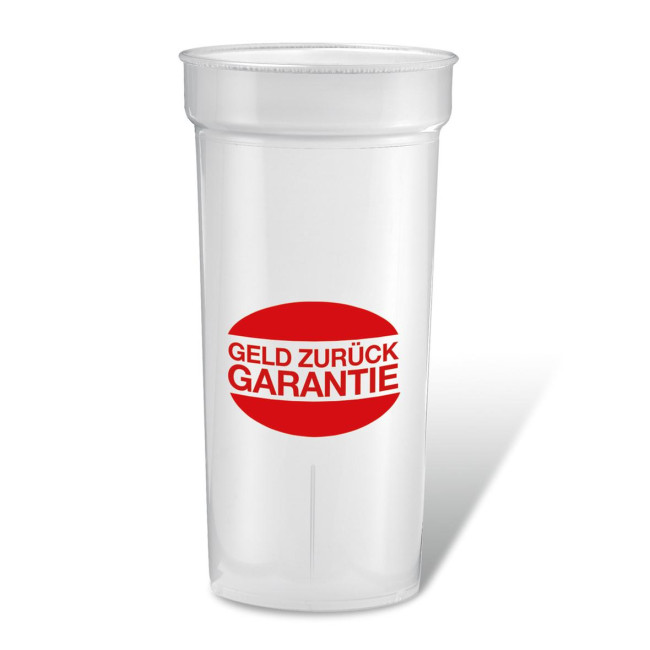 Promotional Plastic Reusable Drinking Cup 0.5L - Image 1