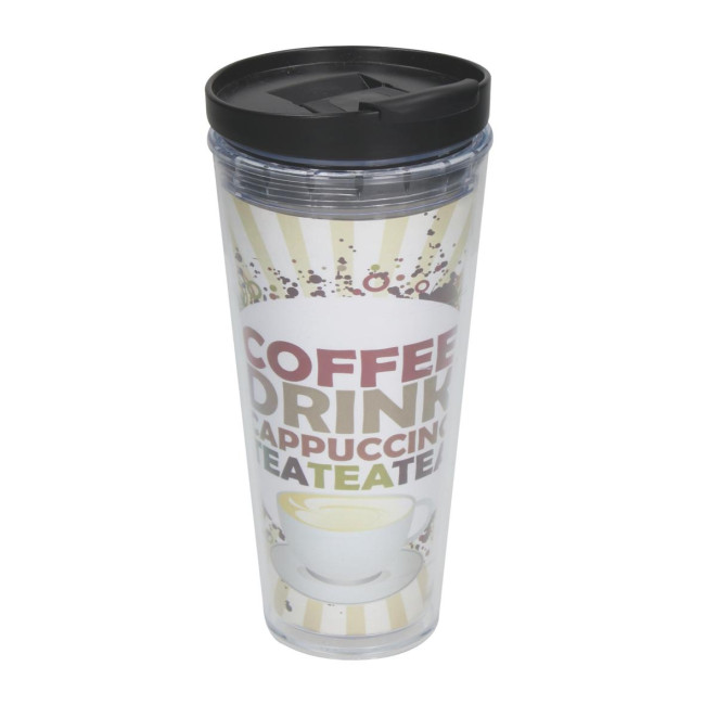 Promotional Mocha Insulated Travel Mug - Image 1