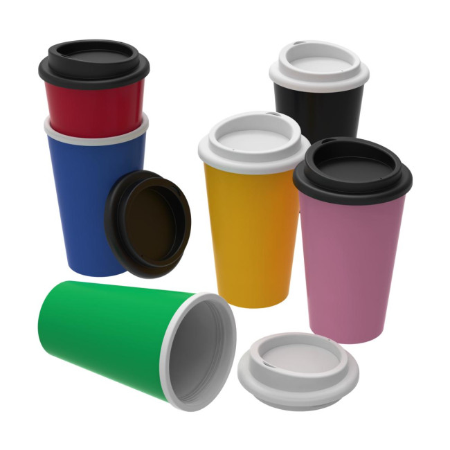 Promotional Premium Plastic Coffee Mug  - Image 1