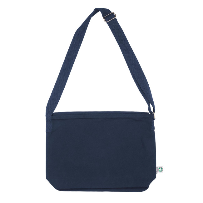 Promotional Canterbury Coloured Messenger Bag  Fairtrade & Organic 12oz - Image 4