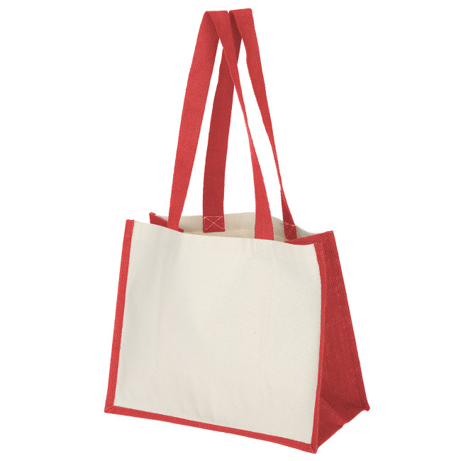 Promotional Henley Shopper Cotton & Jute 10oz - Image 3