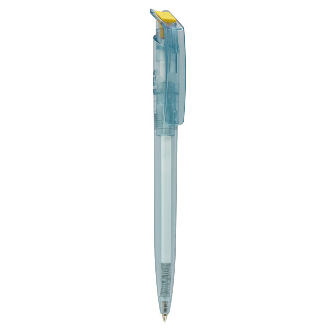 Promotional Litani Clear Blue Recycled Bottle Pen - Image 5