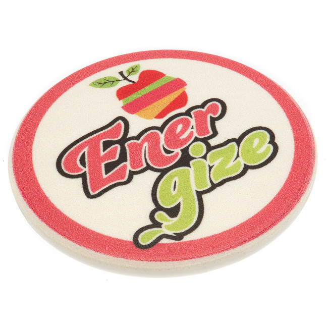 Promotional Recycled Plastic Button Badge 37mm - Image 3