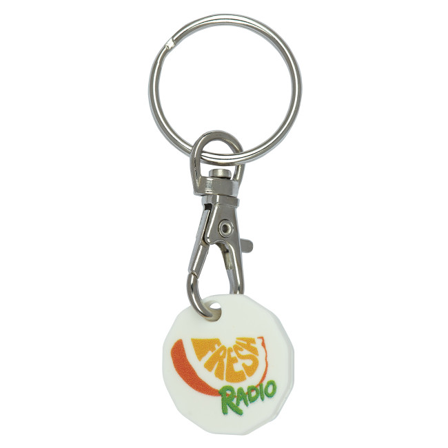 Promotional Recycled Plastic Trolley Coin - Image 1