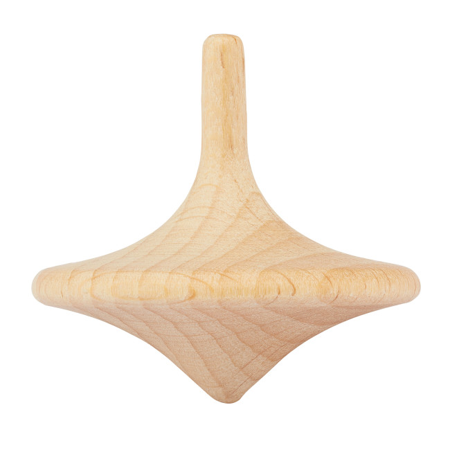 Promotional Sustainable Wooden Spinning Top - Image 1