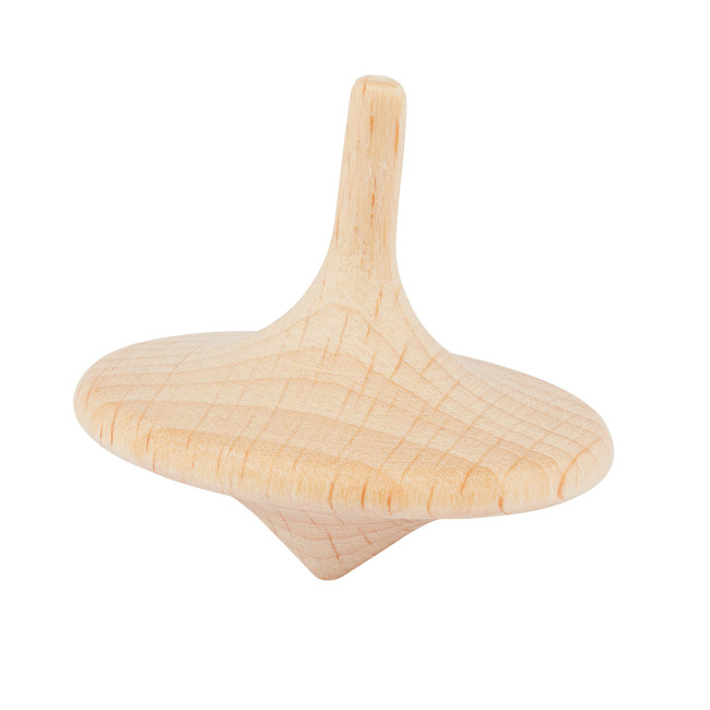 Promotional Sustainable Wooden Spinning Top - Image 2