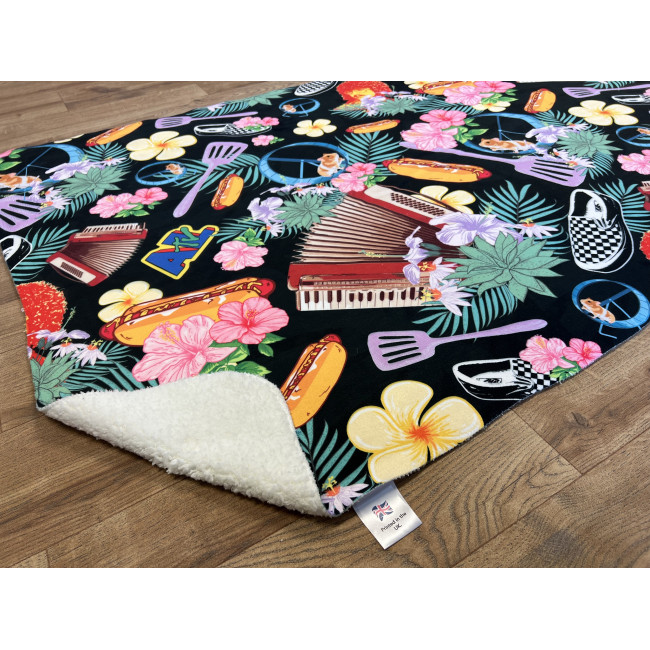 Promotional Eco Printed Fleece Blanket 120x150cm