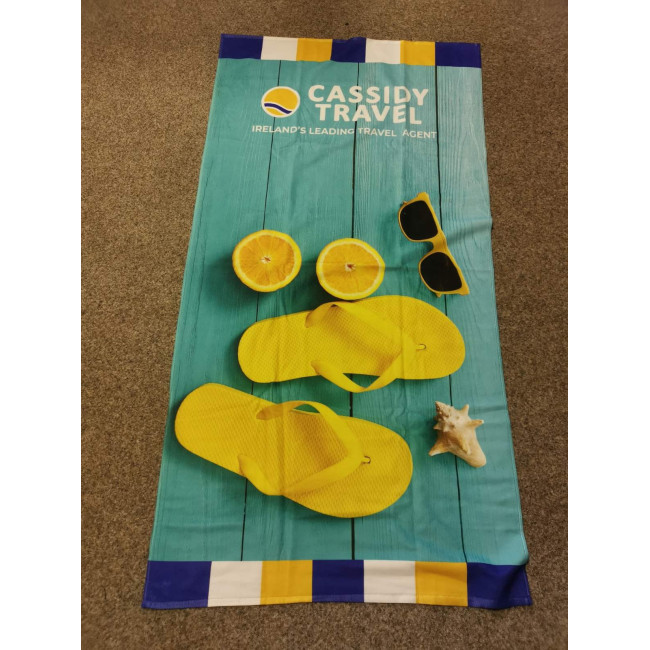 Promotional Eco Printed Beach Towel 80x160cm