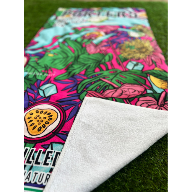 Promotional Eco Printed Beach Towel 70x140cm - Image 2