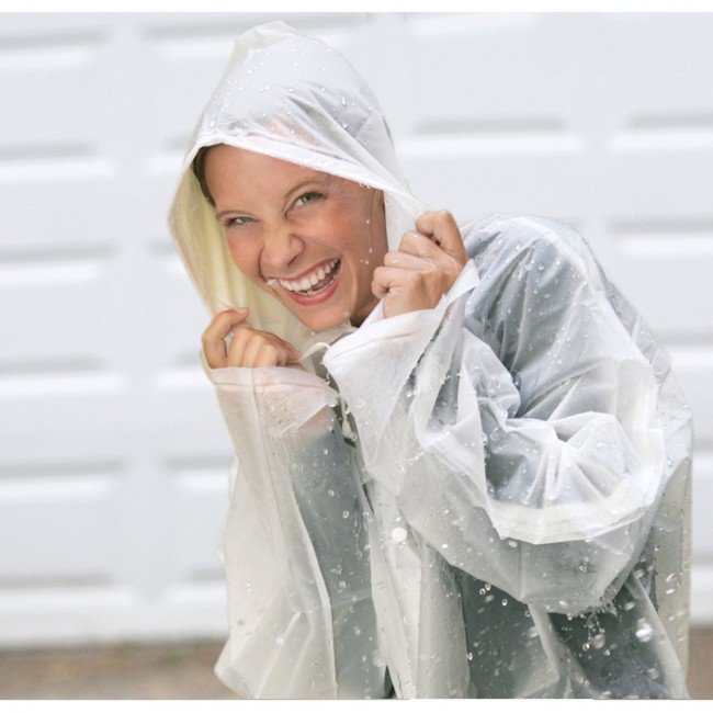 Promotional PEVA raincoat - Image 3