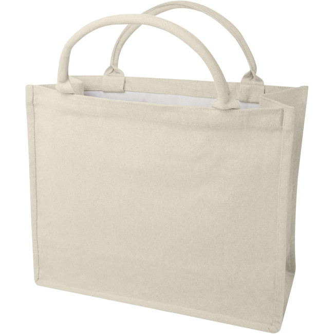 Promotional Page 500 g/m² Aware™ Recycled Book Tote Bag - Image 2