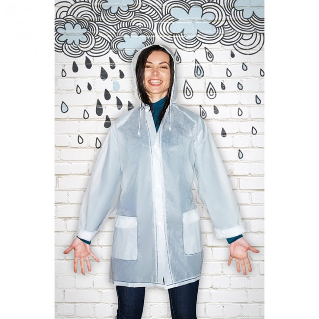 Promotional PEVA raincoat - Image 7