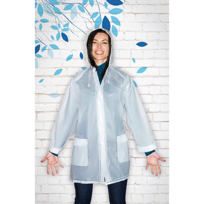 Promotional PEVA raincoat - Image 9