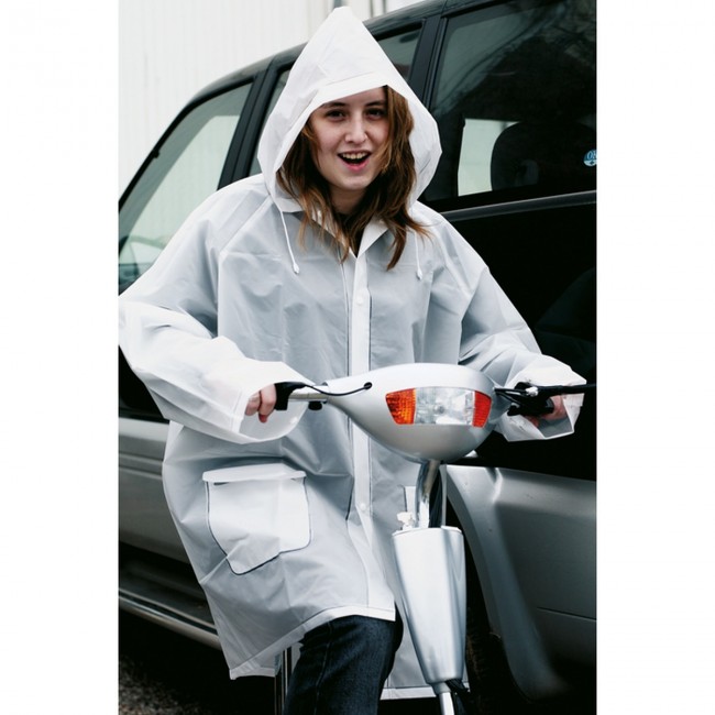 Promotional PEVA raincoat - Image 12