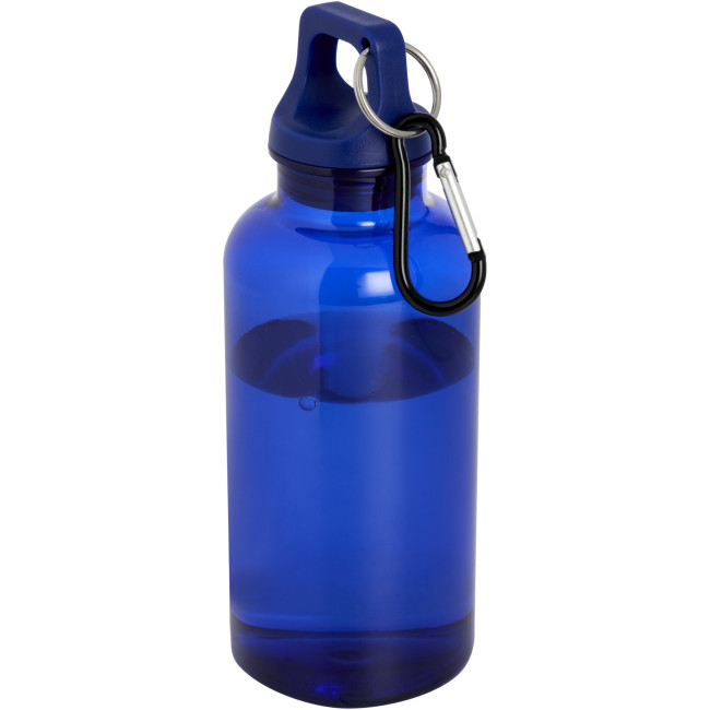 Promotional Oregon RCS Certified Recycled Plastic Water Bottle With Carabiner 400ml - Image 5