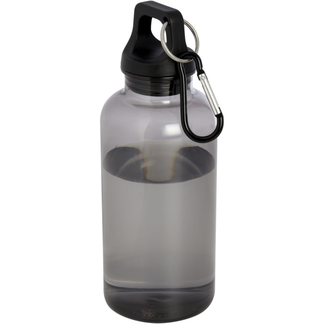 Promotional Oregon RCS Certified Recycled Plastic Water Bottle With Carabiner 400ml - Image 7