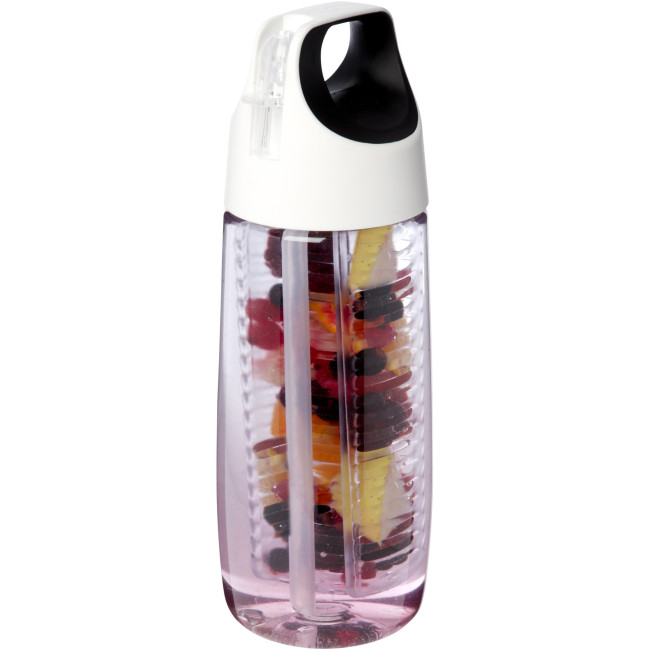 Promotional Hydrofruit Recycled Plastic Sport Bottle With Flip Lid & Infuser 700ml