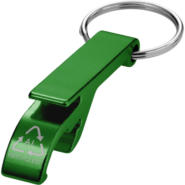 Promotional Tao RCS Recycled Aluminium Bottle & Can Opener Keychain - Image 4