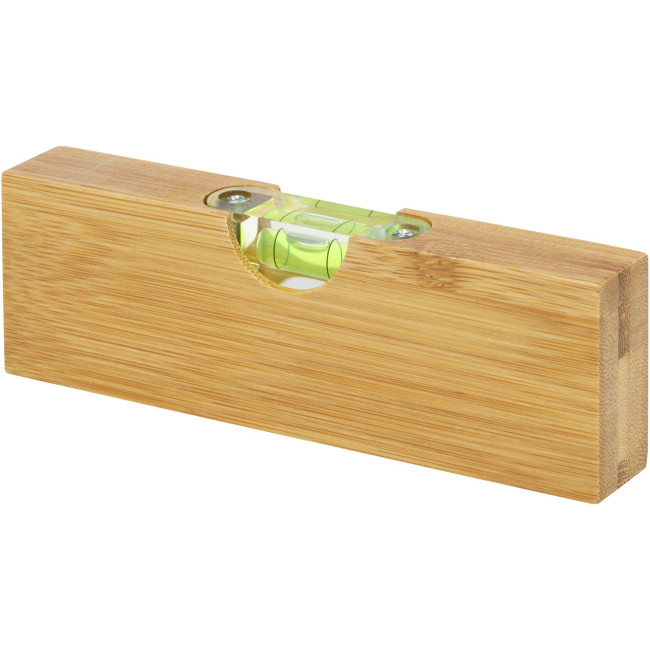 Promotional Flush Bamboo Spirit Level With Bottle Opener