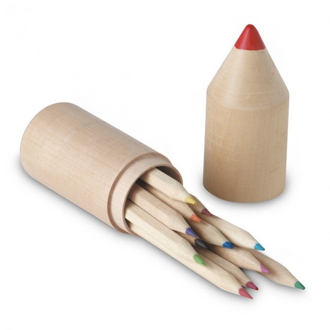 Promotional 12 Pencils In Wooden Box - Image 10