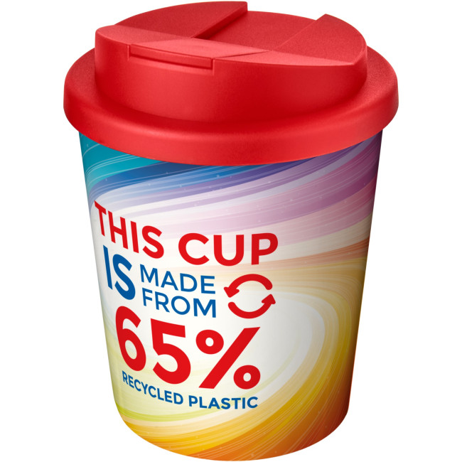 Promotional Brite-Americano Espresso Eco Spill-Proof Insulated Tumbler 250ml - Image 7