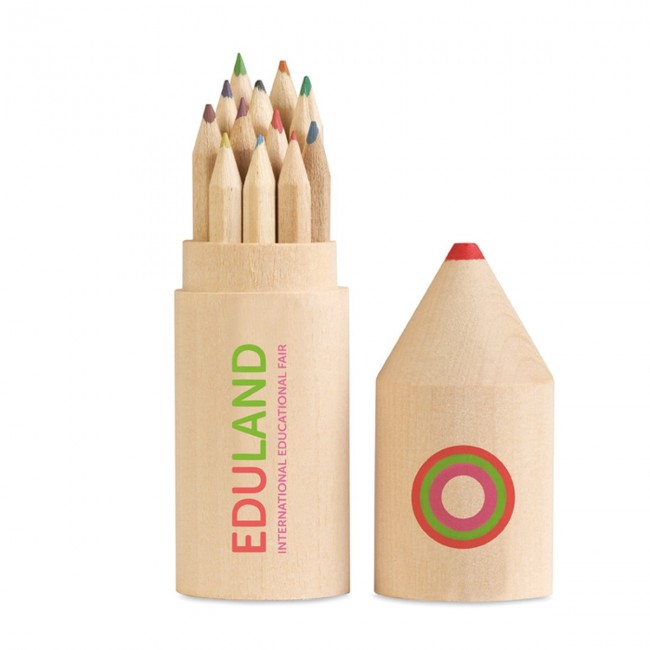 Promotional 12 Pencils In Wooden Box - Image 9