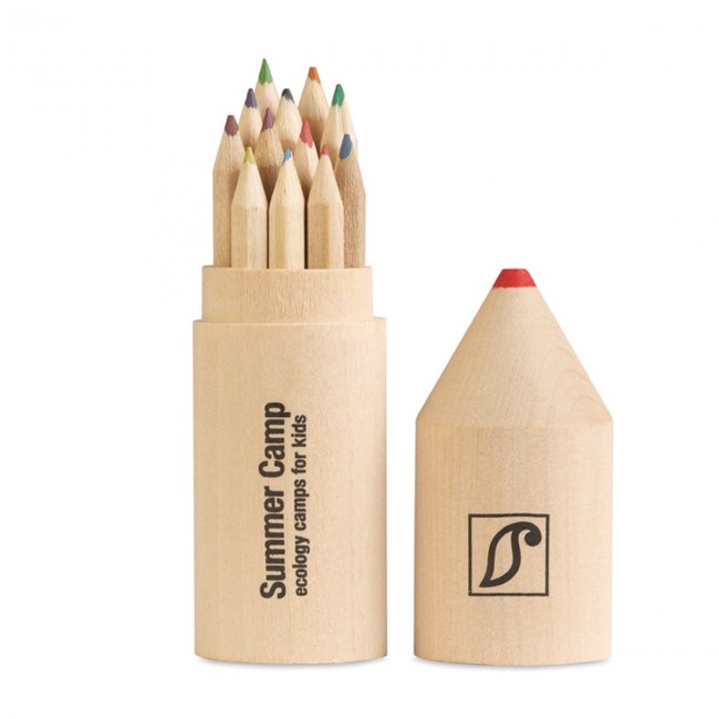 Promotional 12 Pencils In Wooden Box - Image 5