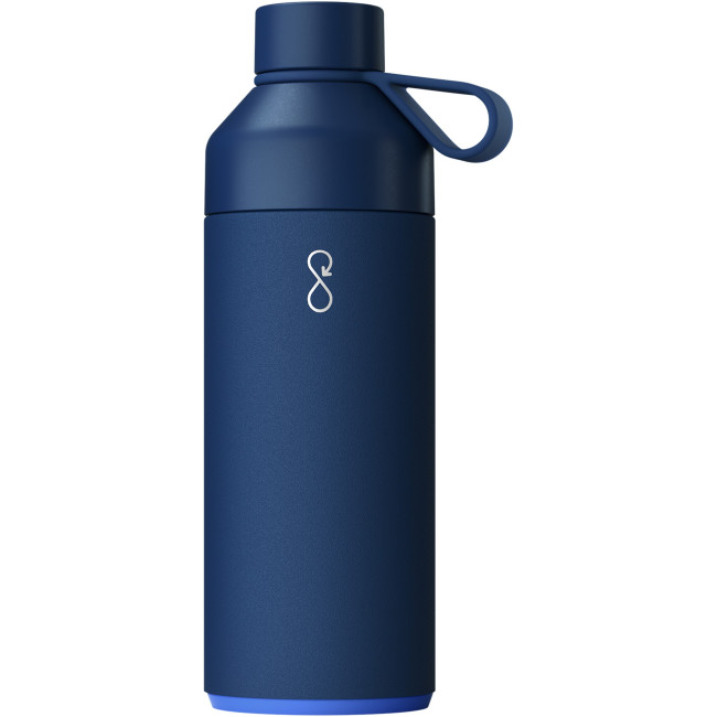 Promotional Big Ocean Bottle Vacuum Insulated Water Bottle 1000ml - Image 5