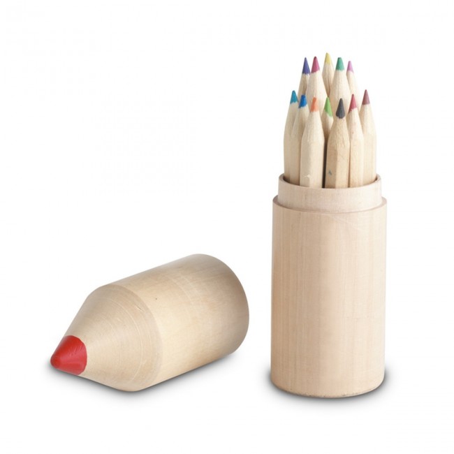 Promotional 12 Pencils In Wooden Box - Image 4