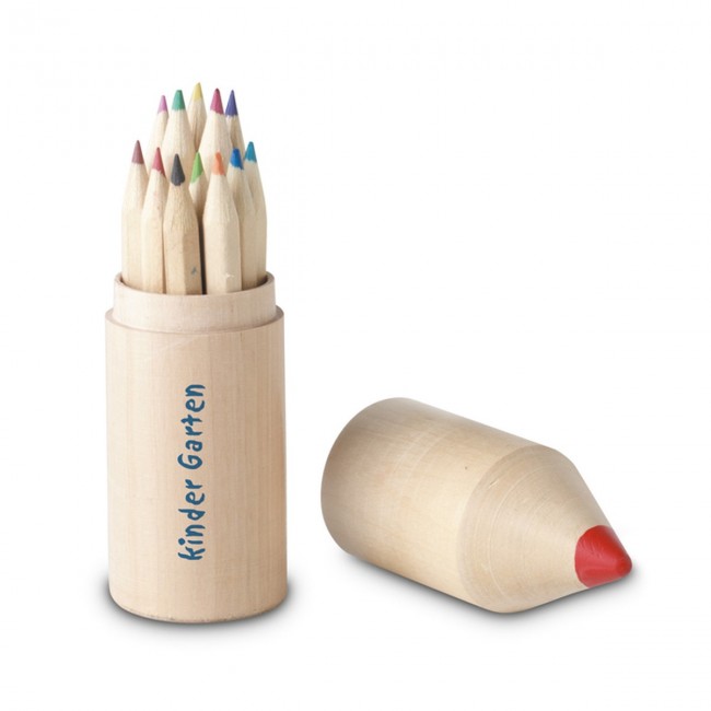 Promotional 12 Pencils In Wooden Box - Image 3