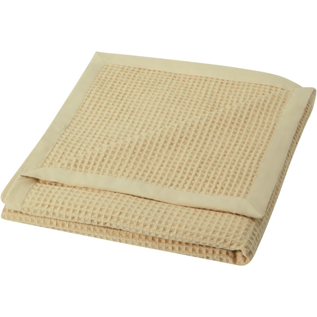 Promotional Abele Cotton Waffle Blanket 150 X 140cm - Image 3