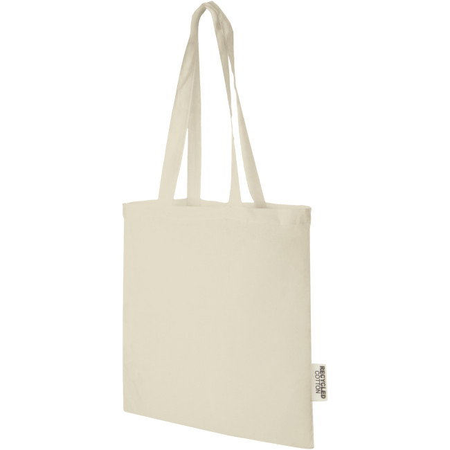 Promotional Madras 140 g/m2 GRS Recycled Cotton Tote Bag 7L - Image 5