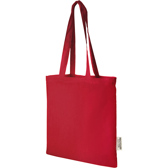 Promotional Madras 140 g/m2 GRS Recycled Cotton Tote Bag 7L - Image 4