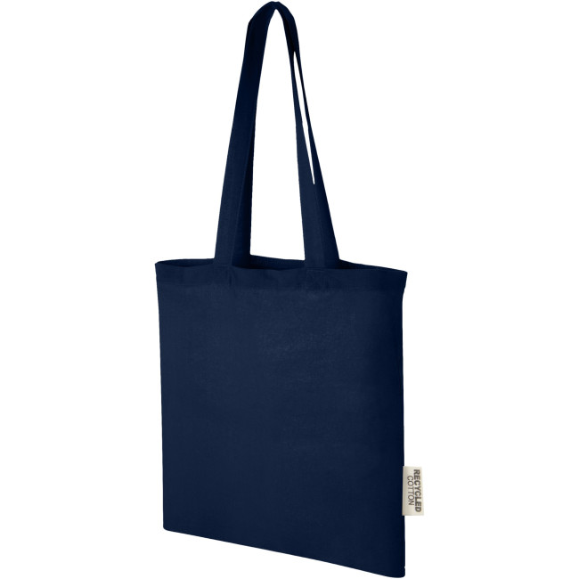 Promotional Madras 140 g/m2 GRS Recycled Cotton Tote Bag 7L - Image 2