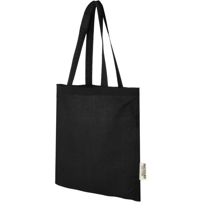 Promotional Madras 140 g/m2 GRS Recycled Cotton Tote Bag 7L - Image 1