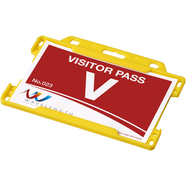 Promotional Vega Plastic Card Holder - Image 1