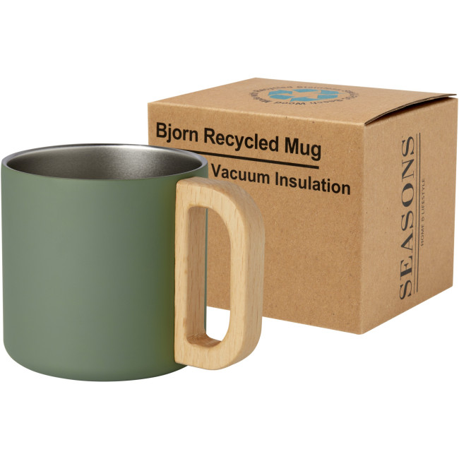 Promotional Bjorn 360 ml RCS Certified Recycled Stainless Steel Mug With Copper Vacuum Insulation - Image 2