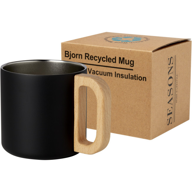 Promotional Bjorn 360 ml RCS Certified Recycled Stainless Steel Mug With Copper Vacuum Insulation - Image 1