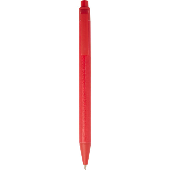 Promotional Chartik Monochromatic Recycled Paper Ballpoint Pen With Matte Finish - Image 1