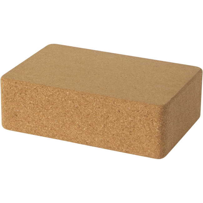 Promotional Trikona Cork Yoga Brick