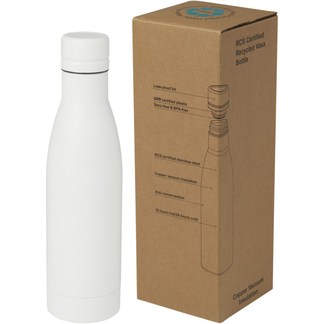 Promotional Vasa RCS Certified Recycled Stainless Steel Copper Vacuum Insulated Bottle 500ml - Image 6