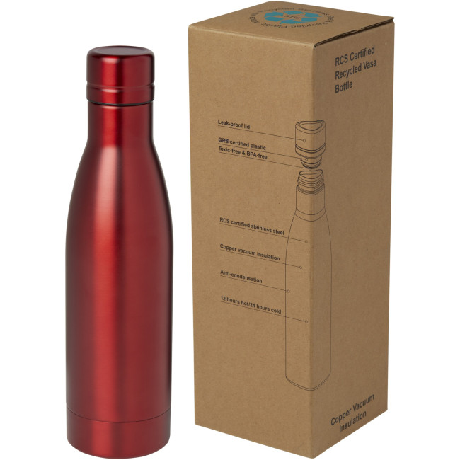 Promotional Vasa RCS Certified Recycled Stainless Steel Copper Vacuum Insulated Bottle 500ml - Image 5