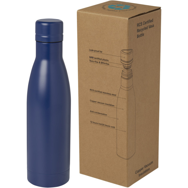 Promotional Vasa RCS Certified Recycled Stainless Steel Copper Vacuum Insulated Bottle 500ml - Image 4