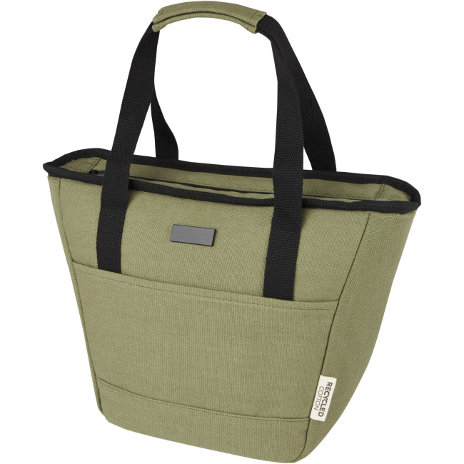 Promotional Joey 9-Can GRS Recycled Canvas Lunch Cooler Bag 6L - Image 2